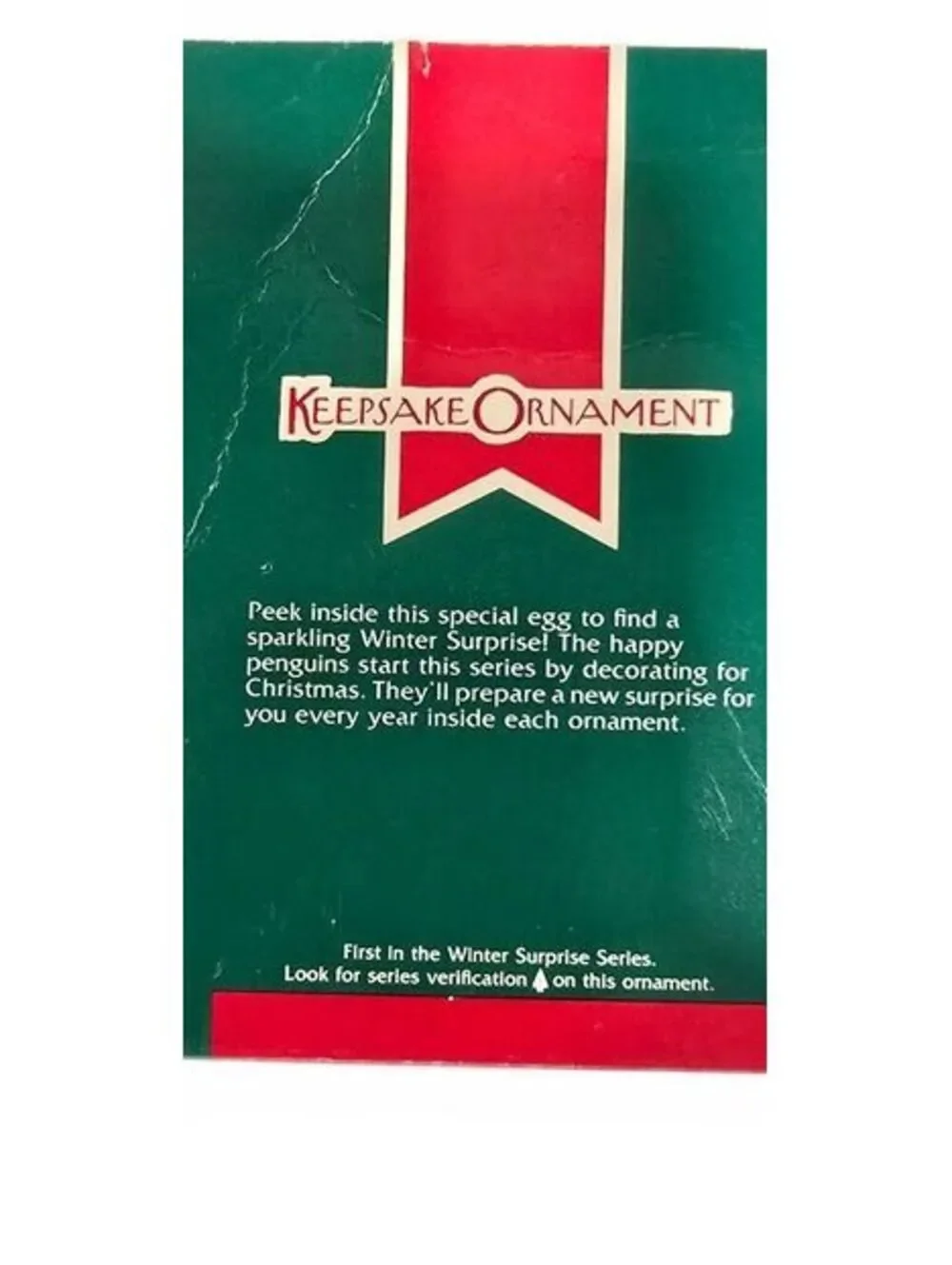 1989 Hallmark Keepsake Collector's Series Winter Surprise